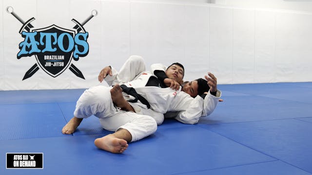Collar Choke from the Back