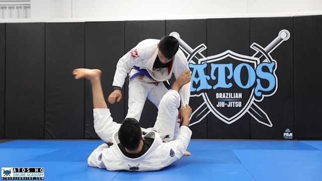 Spider Guard Using X Guard Hook to Sweep & Defense