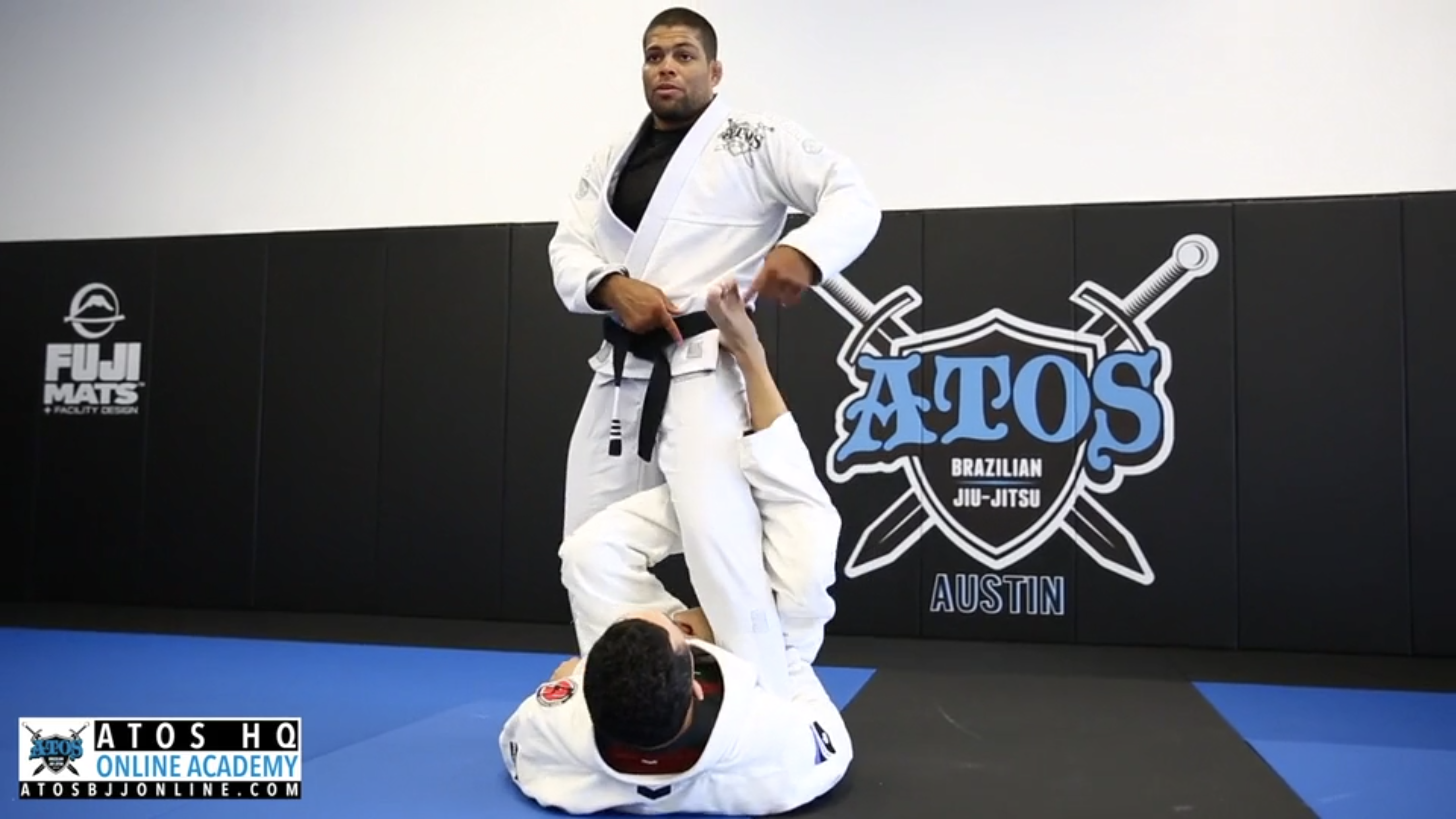 Q&A Prof. Andre Galvao One Leg X Guard Pass Using Knee Cut