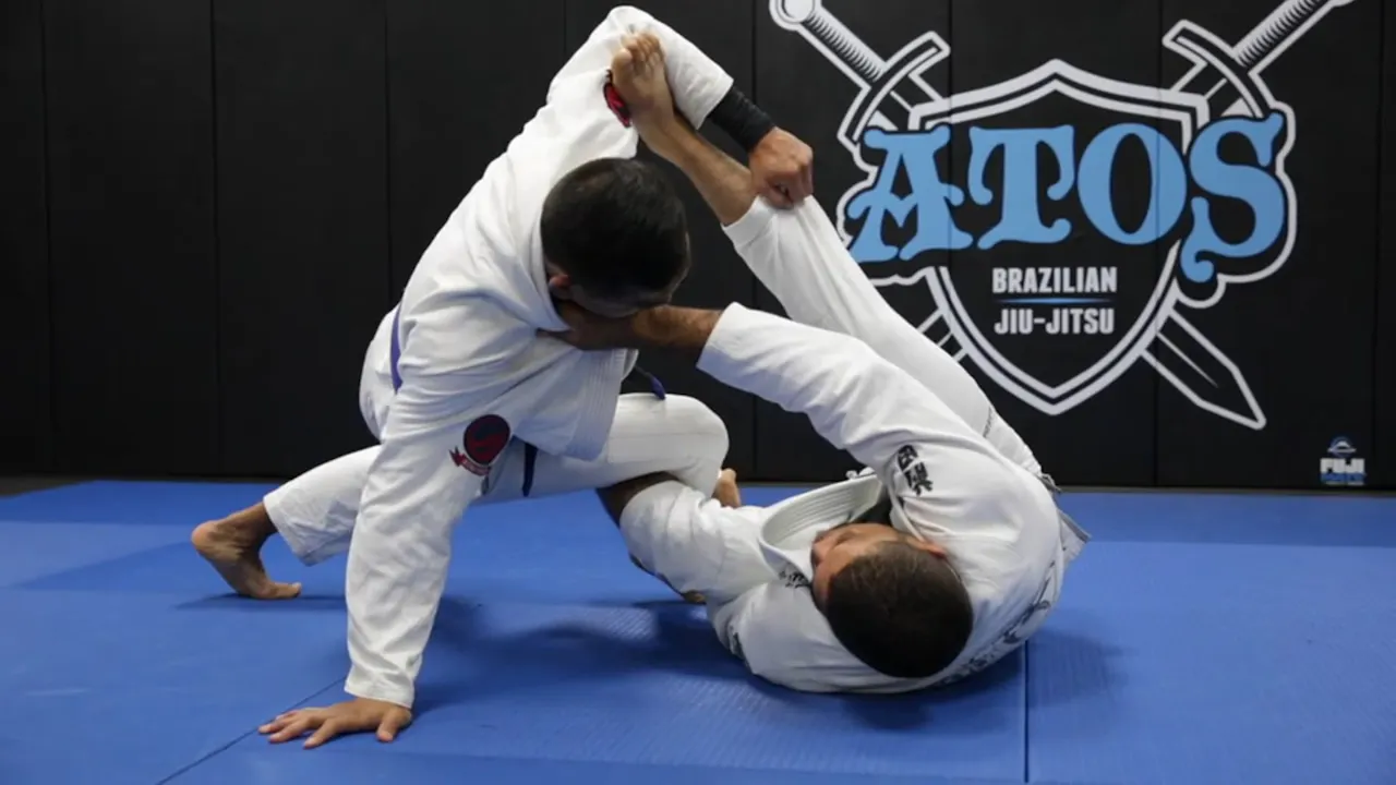 Setting Up the Triangle from De La Riva Guard - Andre Galvao - Atos BJJ ...