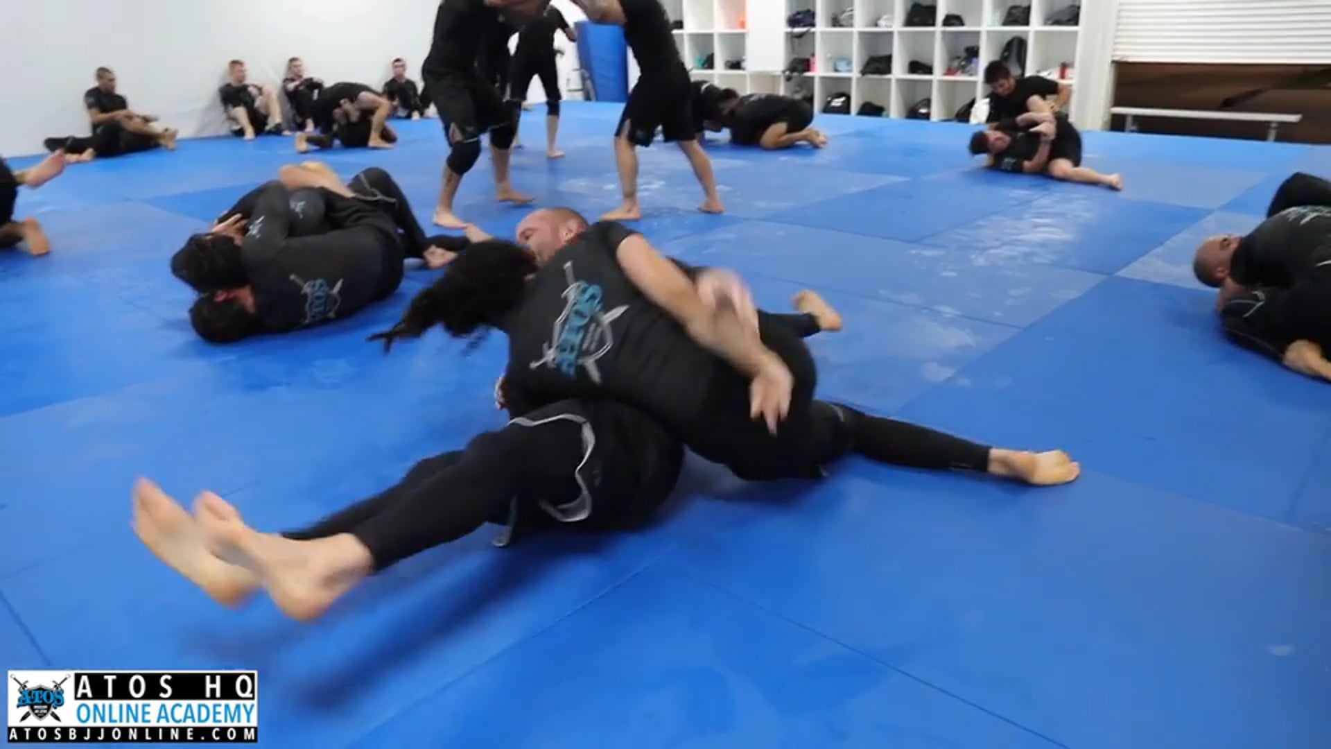 Sparring Black Belt Champ Rafaela Guedes & ADCC Bronze Medalist Josh Hinger