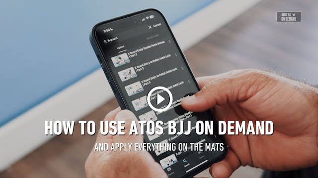 📌 How To Use Atos BJJ On Demand And A...