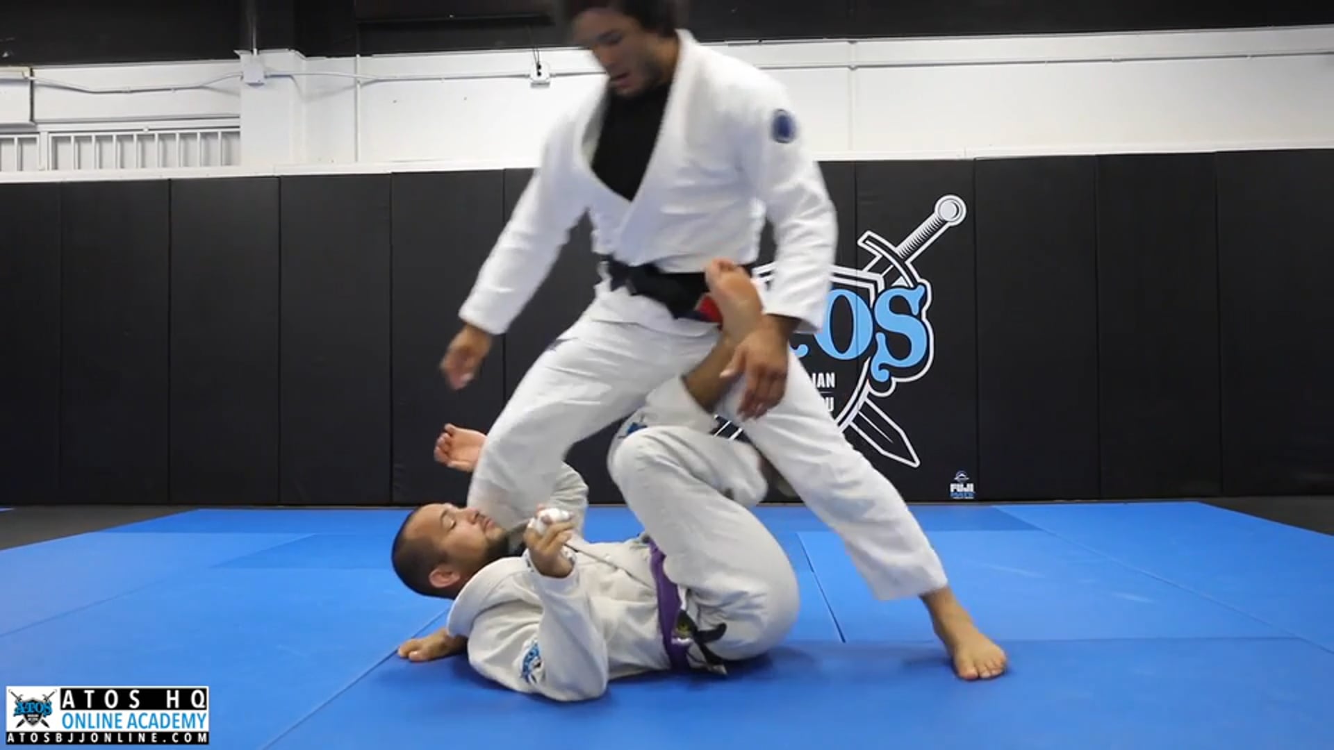 Over Head Step X Guard Pass With Under Hook