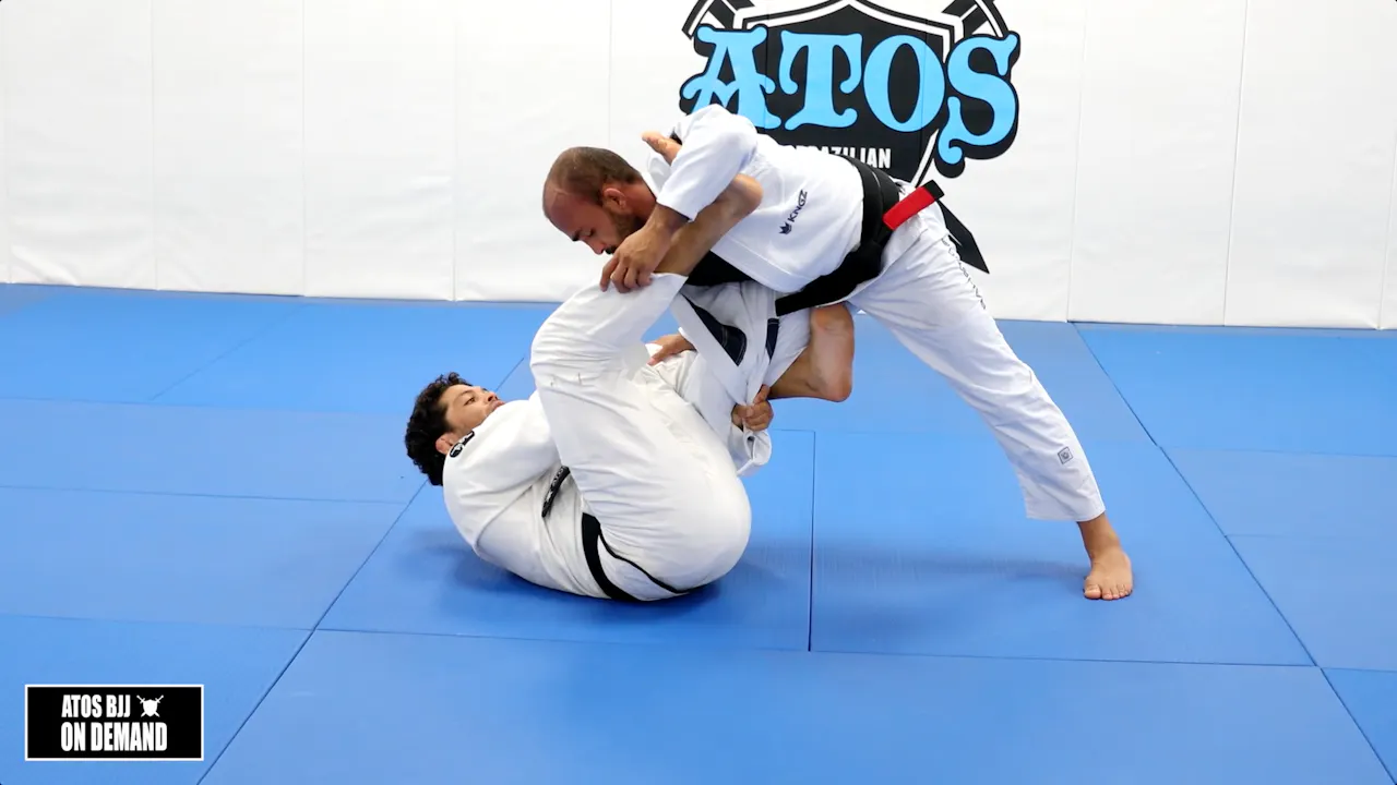 Reverse De La Riva Grip Sweep - Andre Galvao - Atos BJJ OnDemand
