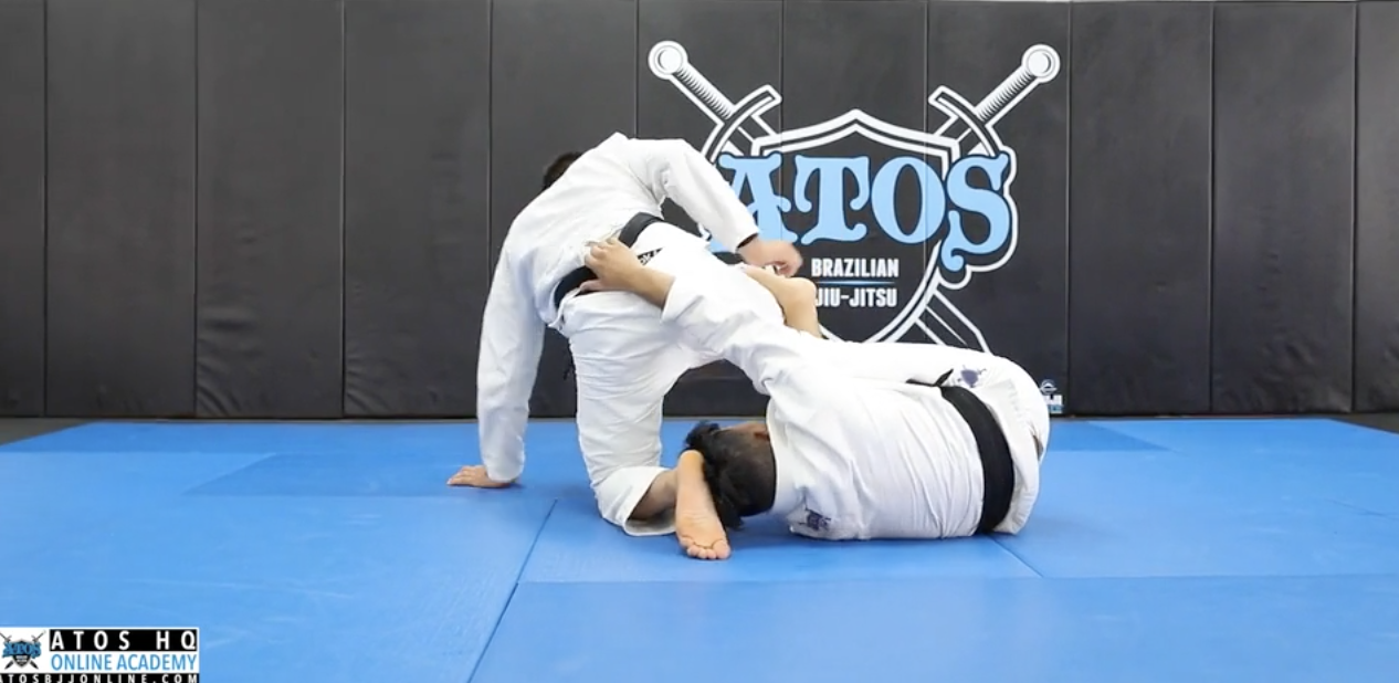 Setting Up The Waiter Sweep To Leg Drag Come Up Attack From DLR Guard