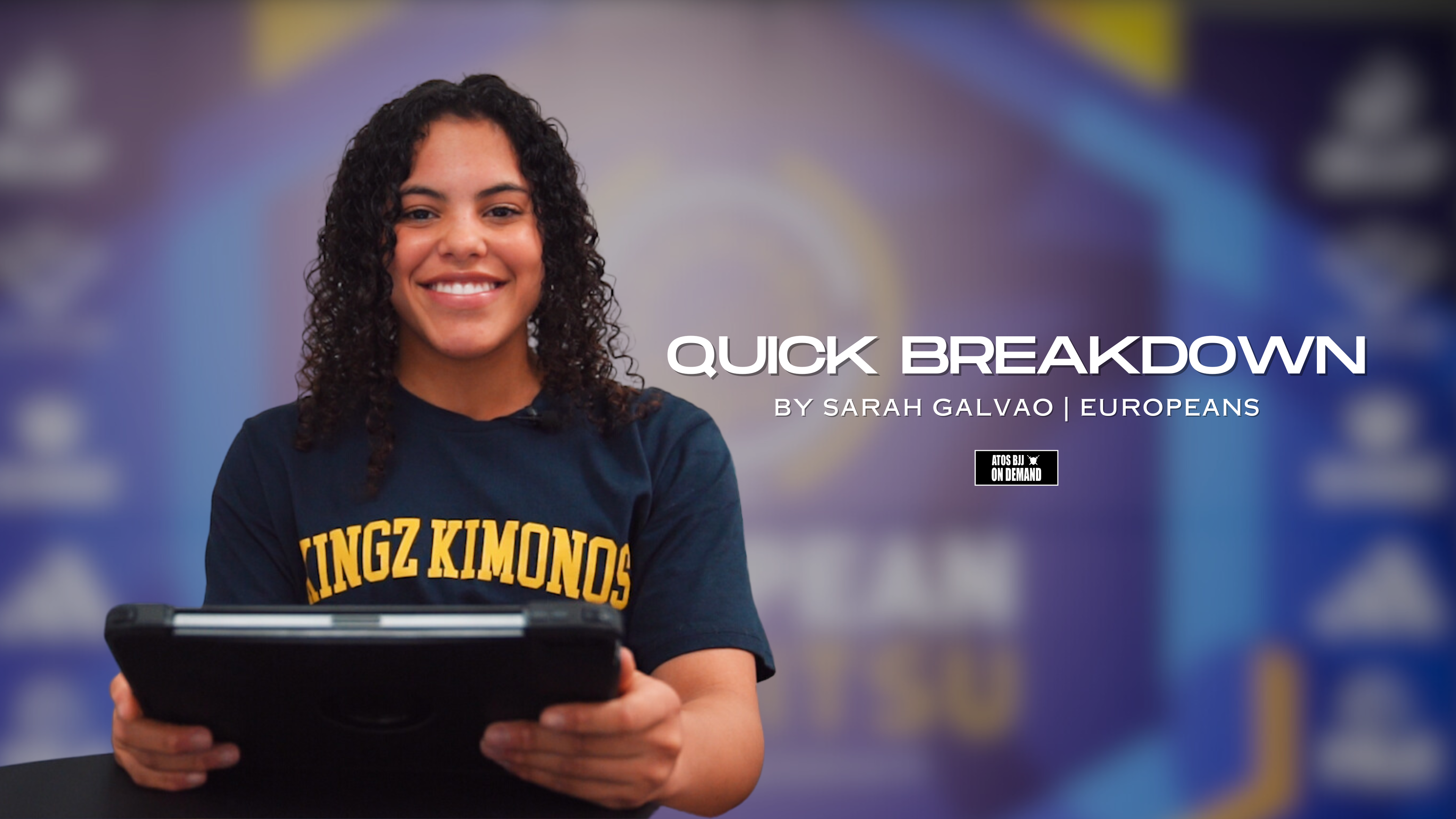 A Quick Breakdown On Sarah Galvao's Ankle Lock At IBJJF Euros