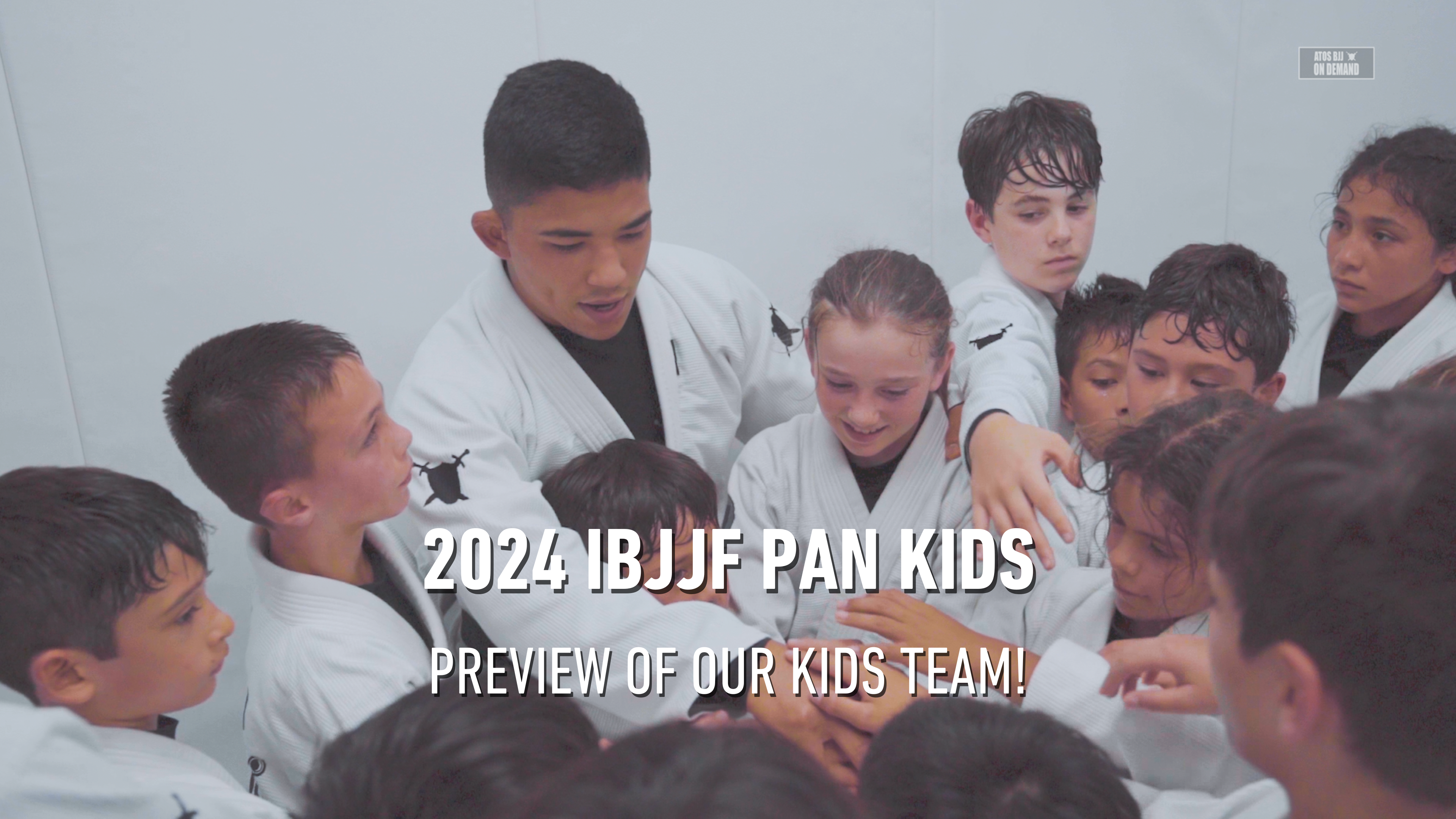Atos Kids Prepare for 2024 IBJJF Kids Pans 