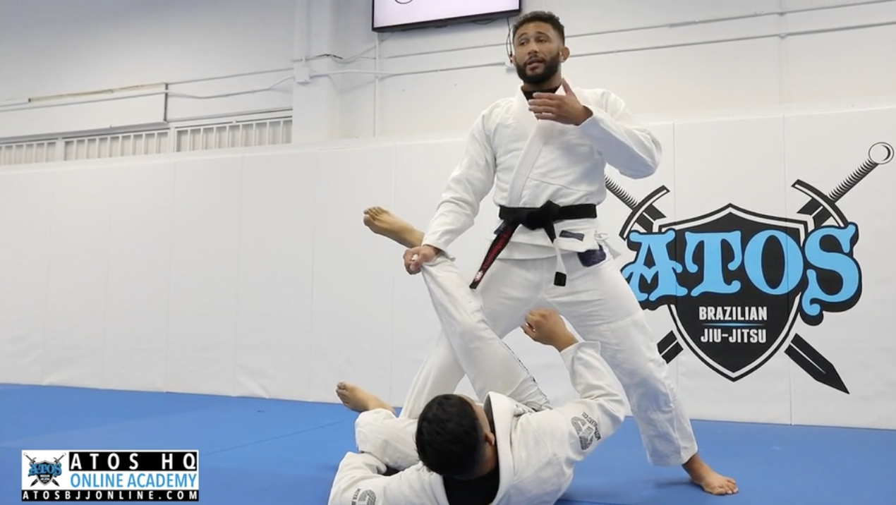 Leg Drag Hand Switch Pass With Frames Reaction Against DLR Guard