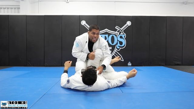 Leg Drag Pass From Knee Shield with L...