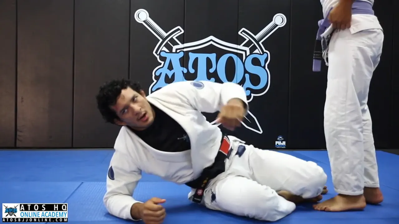 Sweep From De la Riva X - Lucas Barbosa - Atos BJJ OnDemand