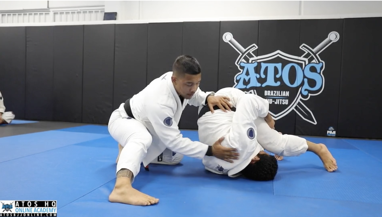 Top Spin To Leg Drag When Opponent Invert 