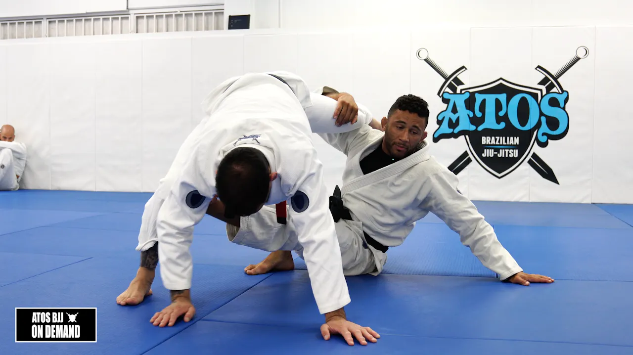 Taking Out the Trash Sweep From DLR Guard - Dominique Bell - Atos BJJ ...