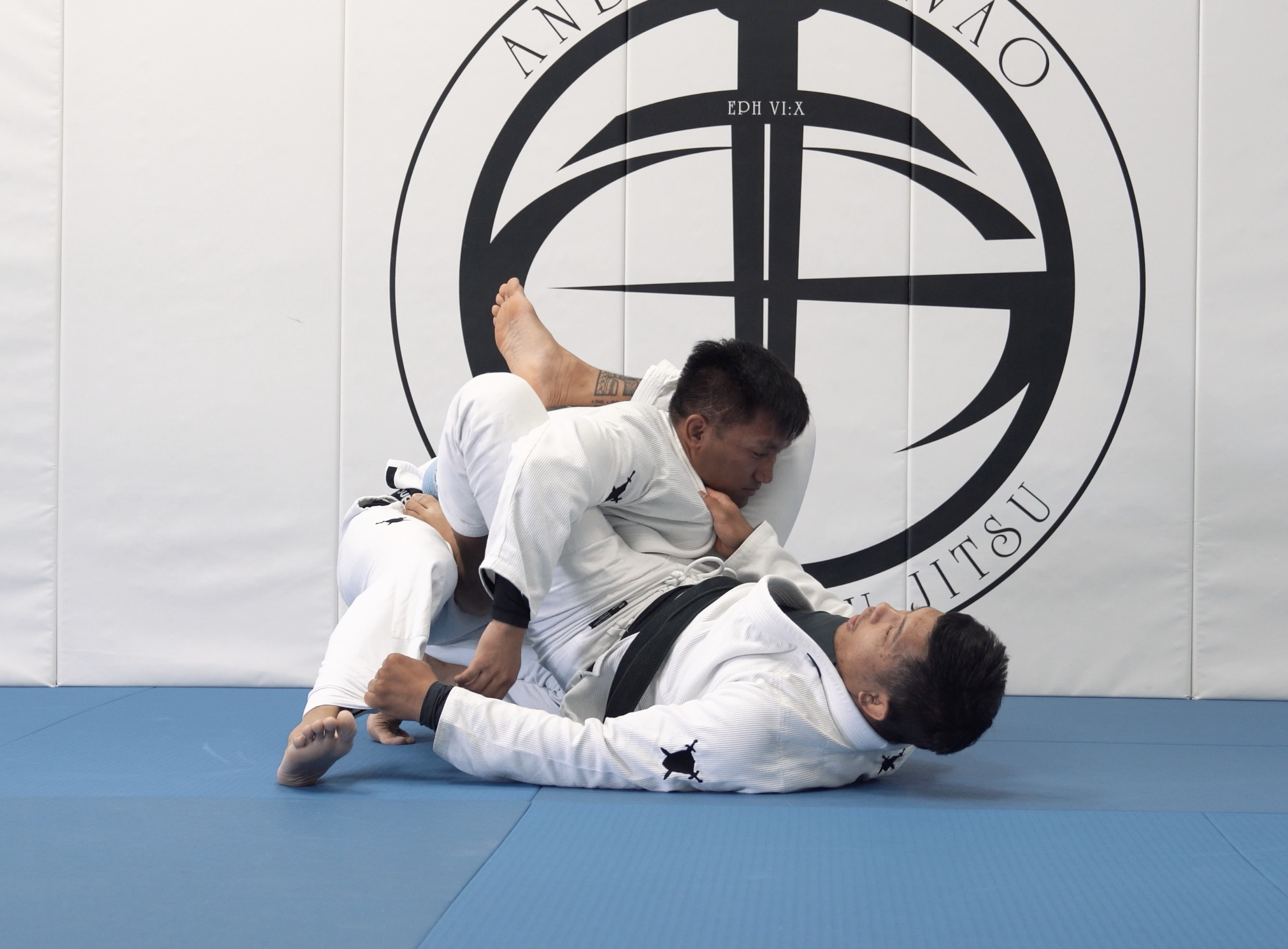 X Guard Entry to Triangle Finish