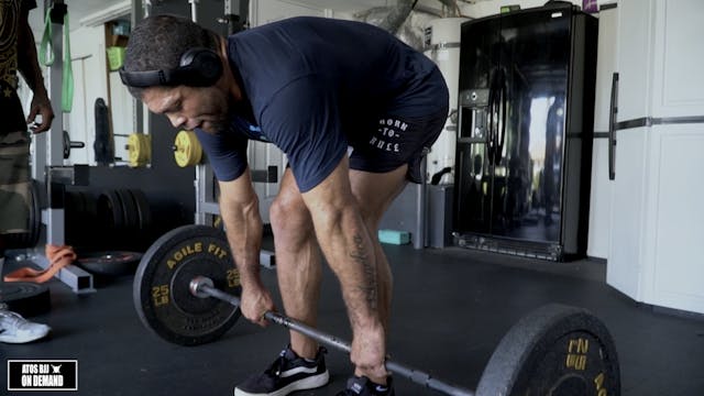 Vlog - Andre Galvao S&C in the Garage...