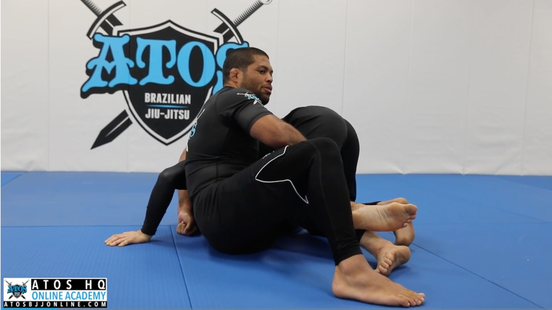Back Take From Knee Shield Half Guard With Twister Hook