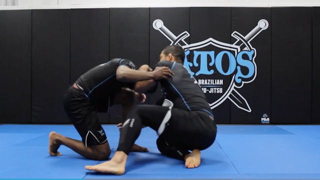 Ankle Pick Sweep From Sit Up Guard