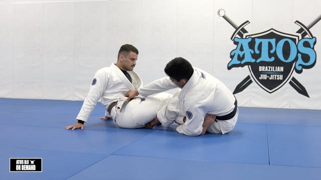 Berimbolo from Double Guard Pull