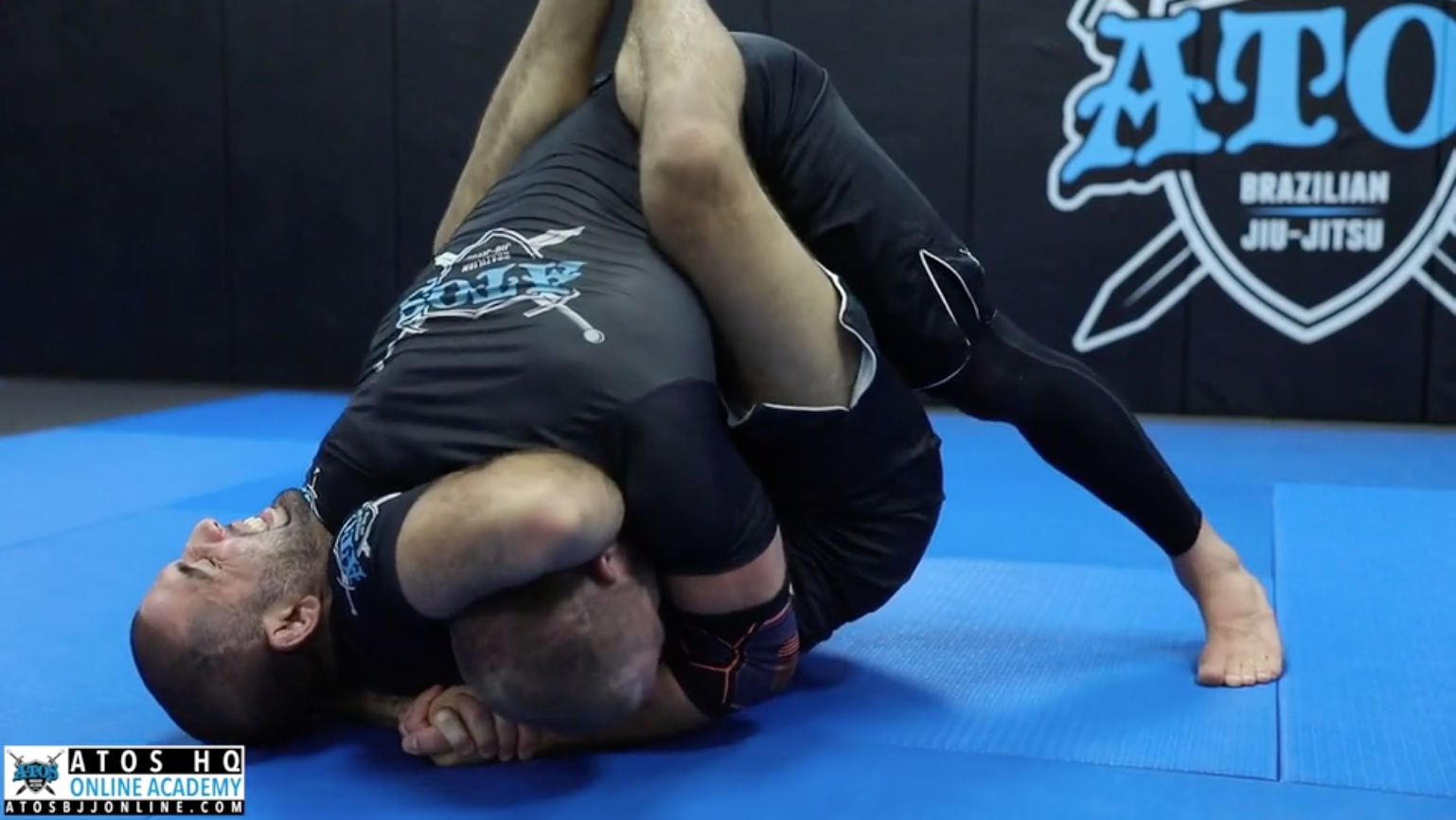 Von Flue Choke Counter when in the Closed Guard Guillotine 