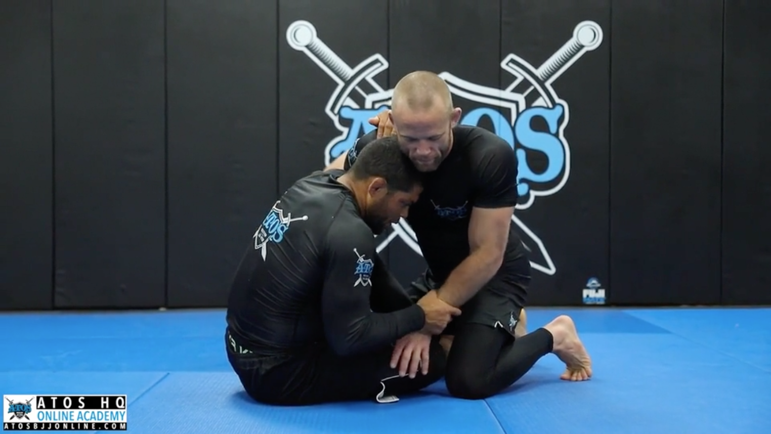 Passing Drill + Shoulder Trap Hooks Guard Sweep to Attack Options