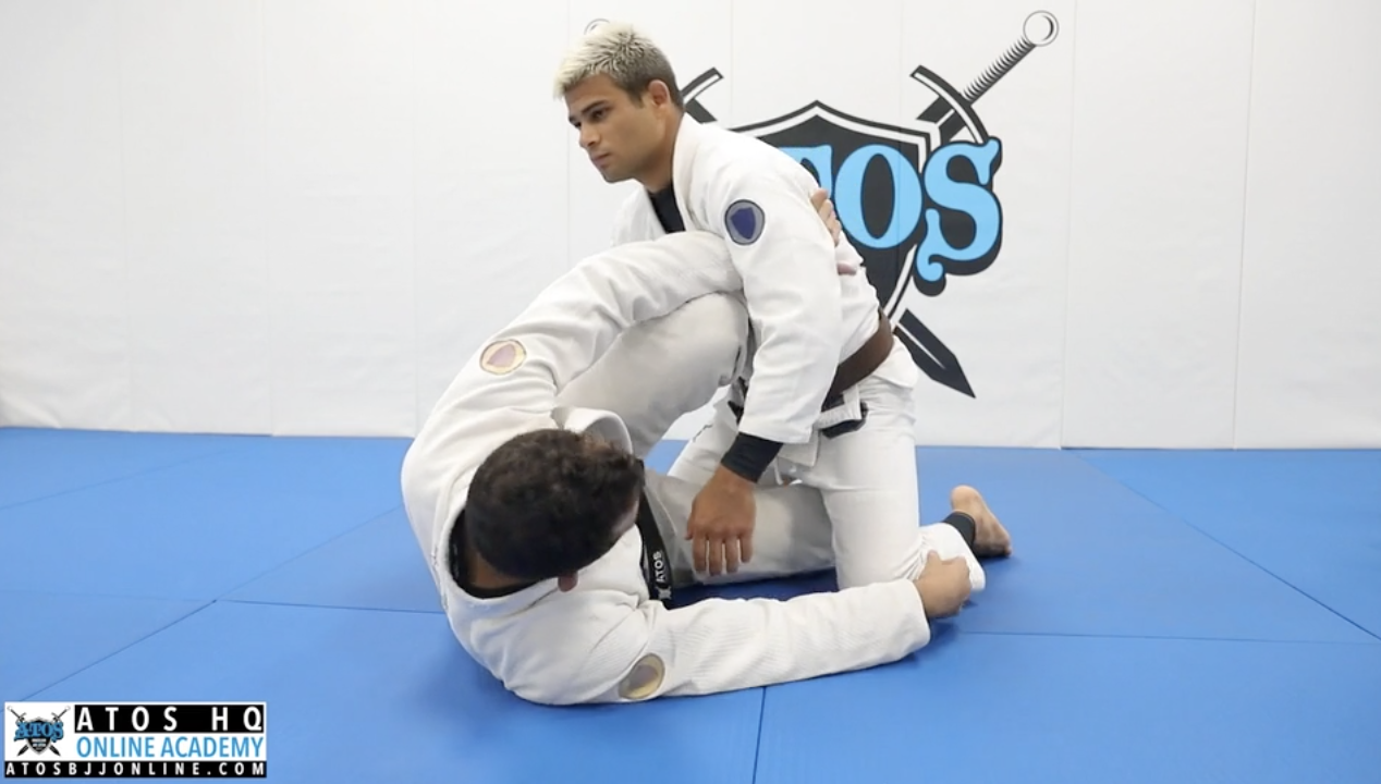 One Leg X Entry From Knee Shield Guard
