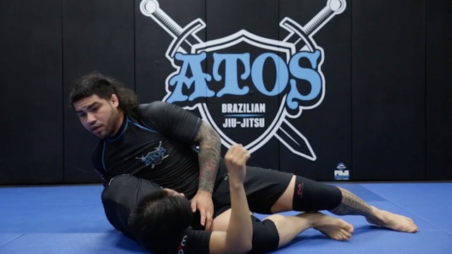 Jumping Into the Knee Cut From the Open Guard