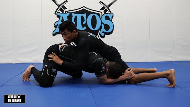 Double Leg Defense to the Back