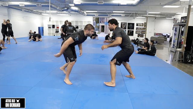Takedown Drill: Galvao Helping His St...