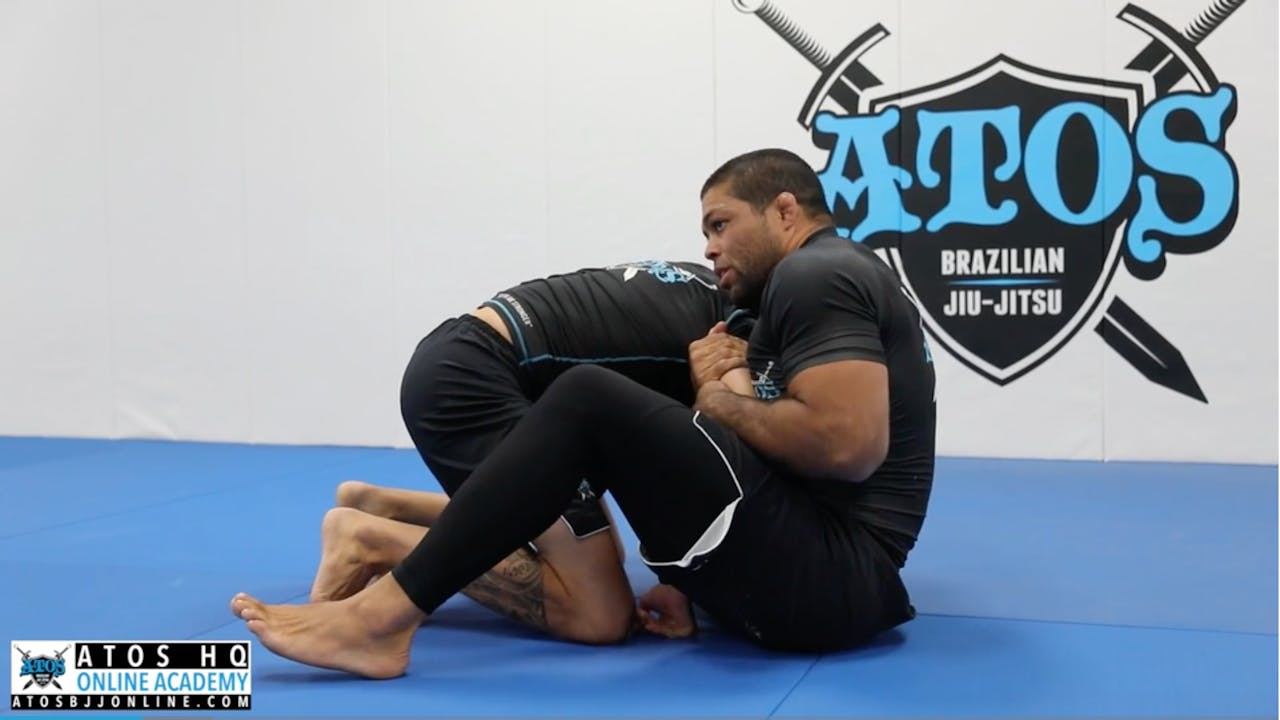 Arm Drag To Back Take From Butterfly Guard + Sweep Option Andre