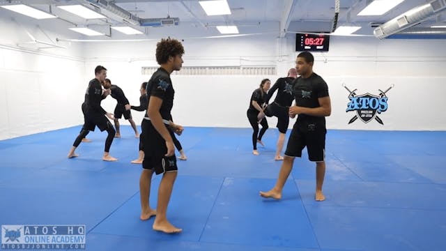 Ruotolo Twins Sparring During Comp Cl...