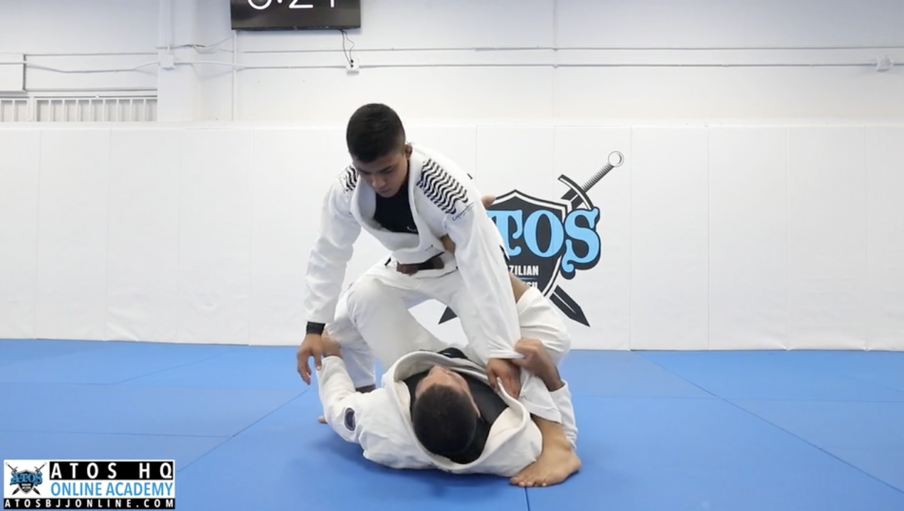 Single Leg X Sweep Attack From Knee Shield