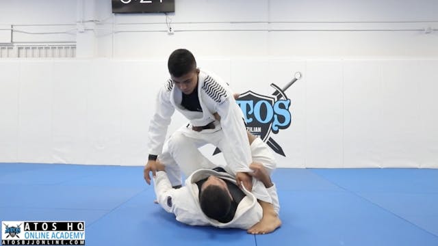 Single Leg X Sweep Attack From Knee S...