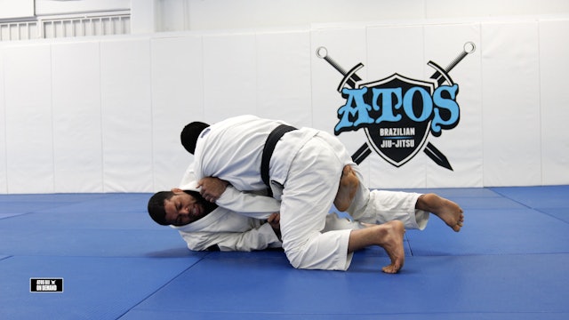Hook Sweep Using Arm Drag Grip & Variations Depending on the Opponent's Reaction