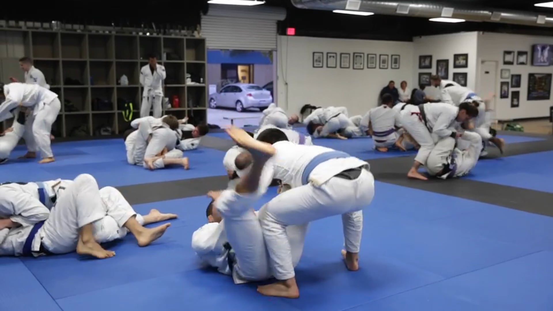 Sparring - professor Andre Galvao Vs Atos Blue Belt (Juvenile)