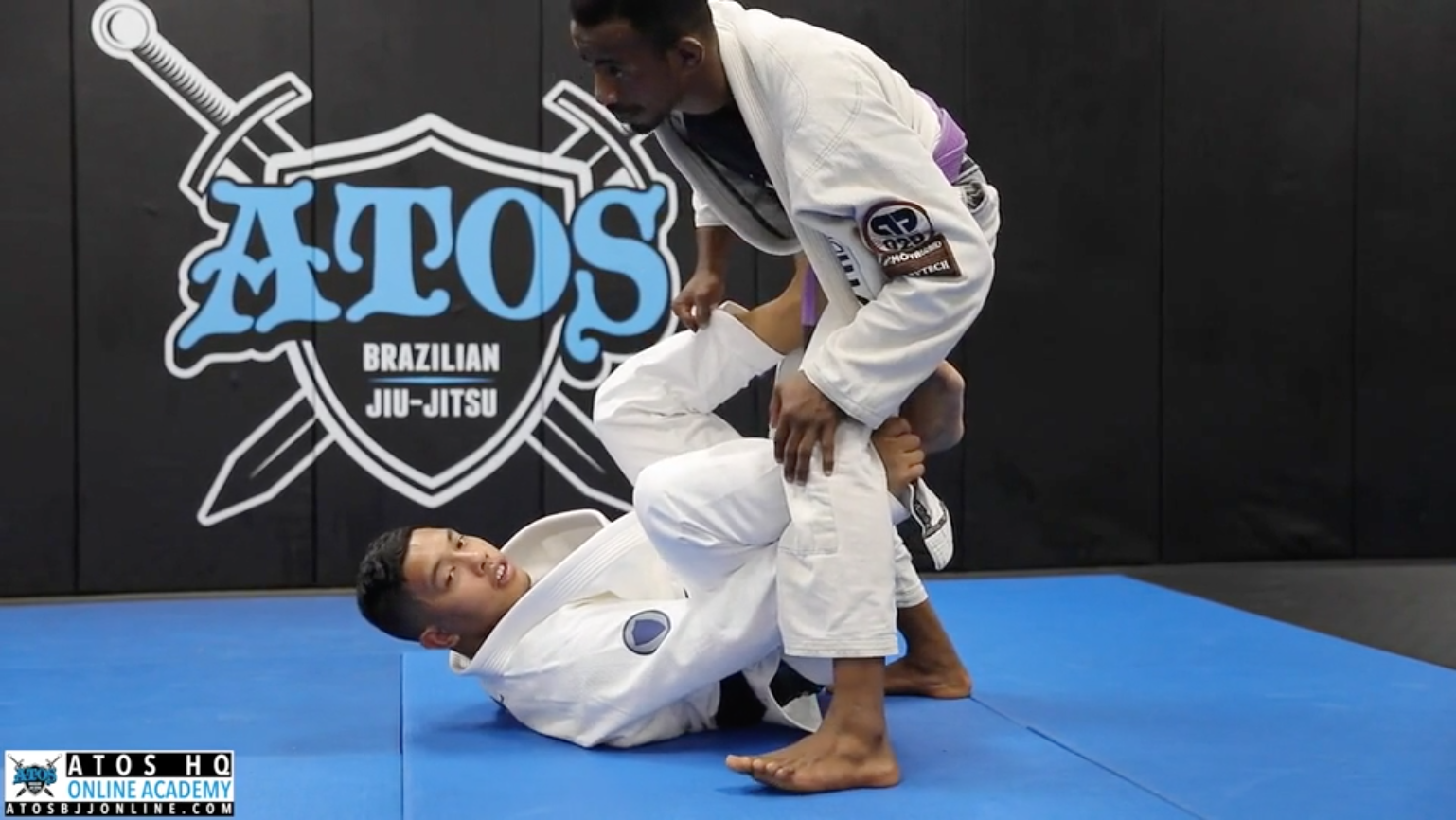Modified Squid Guard Sweep when Opponent Stands in Closed Guard