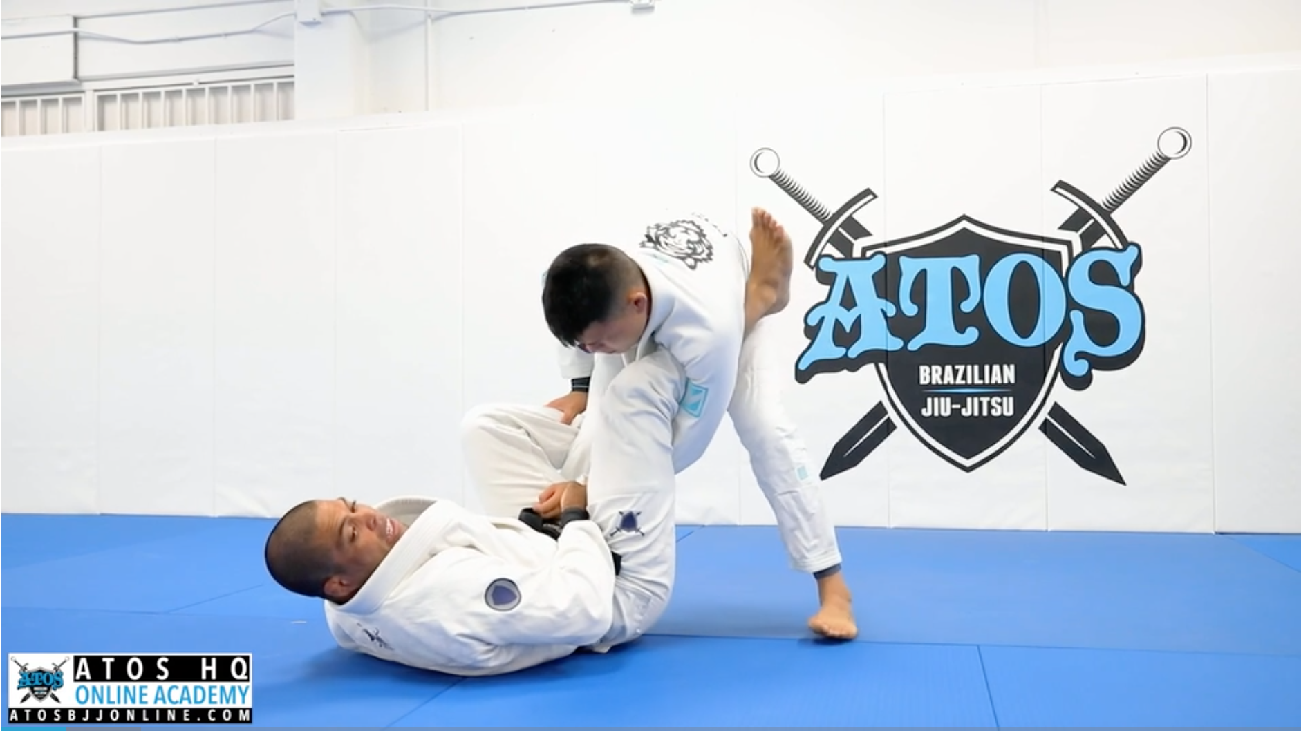 Berimbolo Back Take From DLR Lasso Guard + Sweep to Knee Cut Option