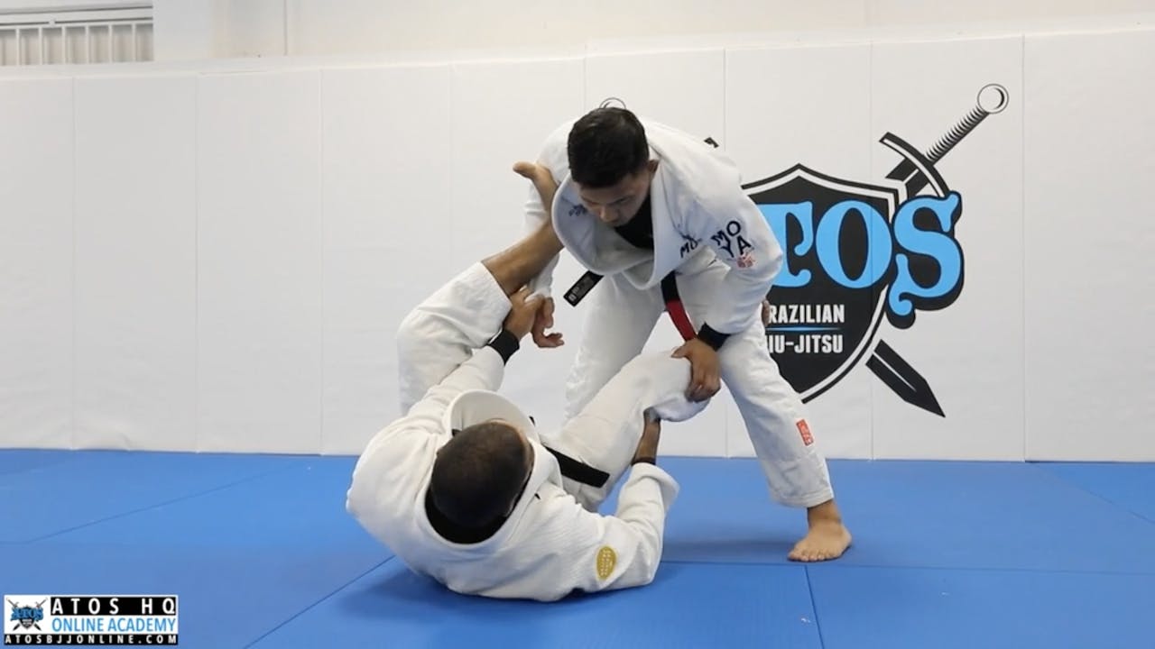 Guard Pull Variations to Ezekiel Choke Submission Andre Galvao Atos