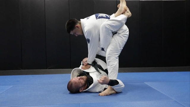 Muscle Sweep from Closed Guard When Opponent Stands