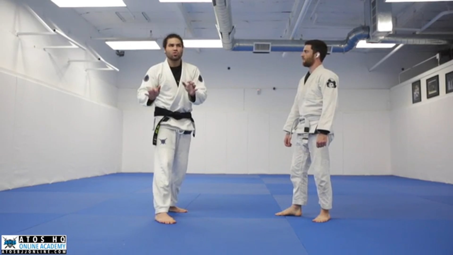 Cross Collar Guard Pull & Triangle Attack From 2 on 1 Guard