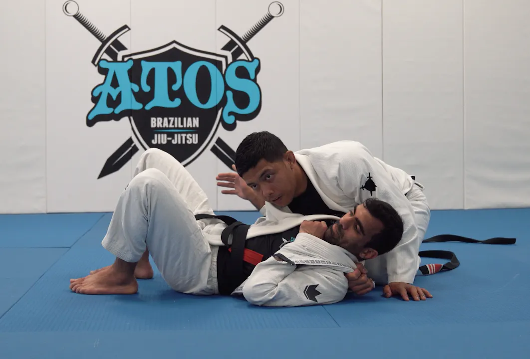 Lapel Gift Wrap From Side Control - Rolando Samson - Atos BJJ OnDemand