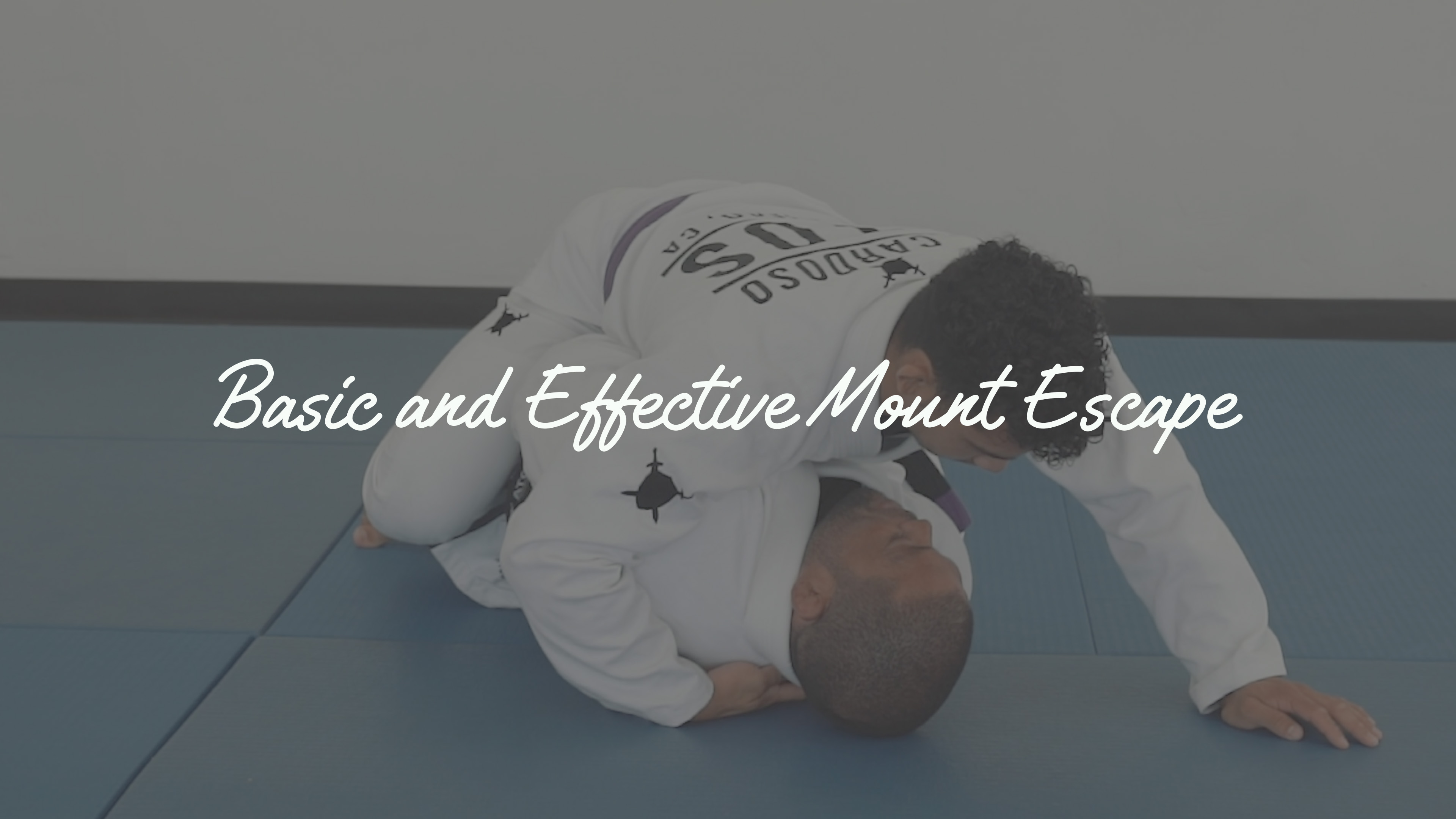 Basic and Effective Mount Escape