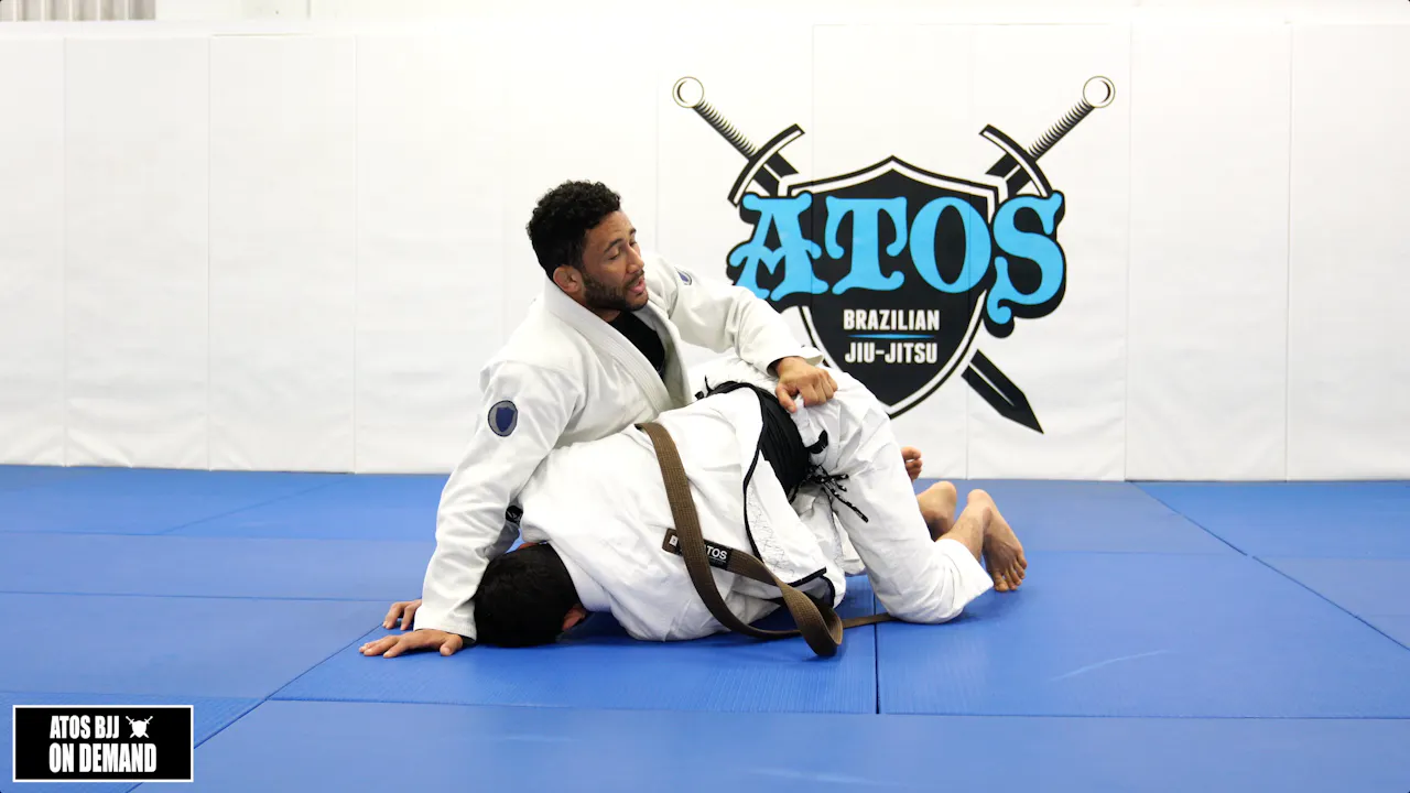 Forcing Reverse Half Guard + Back Take - Dominique Bell - Atos BJJ OnDemand