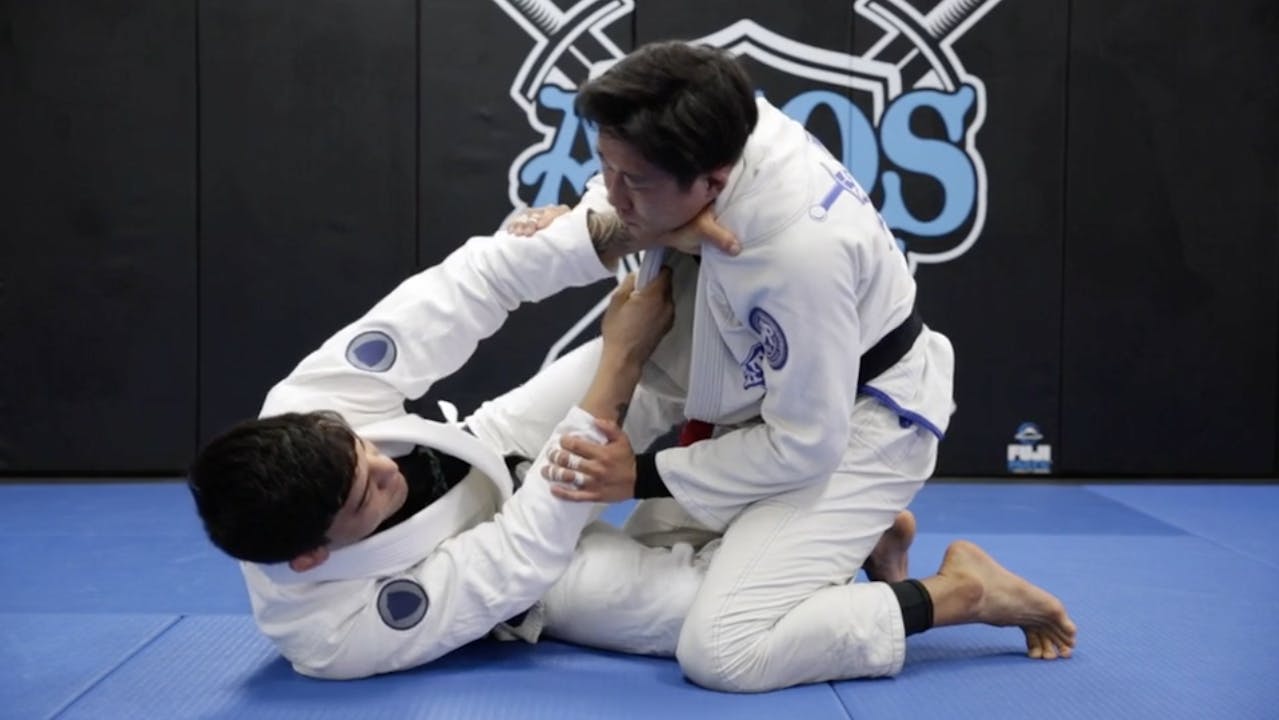 Using The Collar Choke To Set Up The Underhook and Get Into The