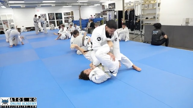 Andre Galvao Training With His Daughter Sarah Galvao
