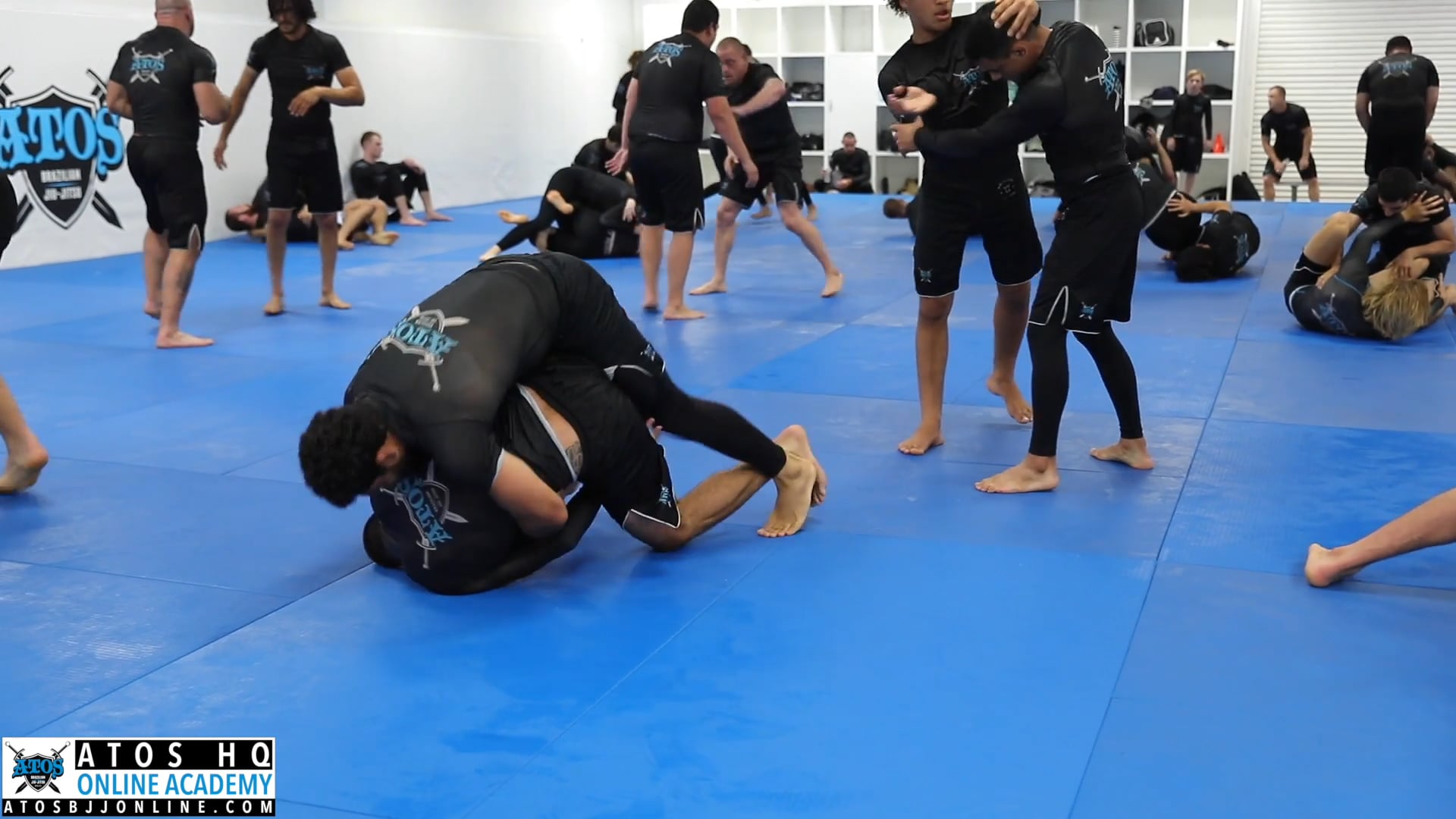 Andre Galvao With One of His Brown Belts Students