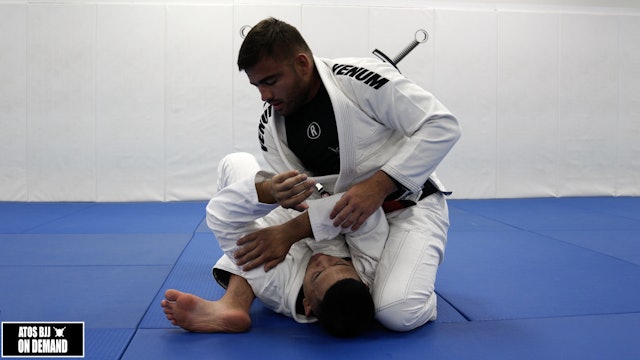 Transition from the Side Control to the Mount + Arm Bar
