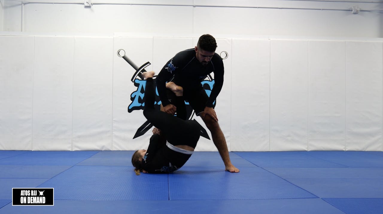 Knee Bar from K Guard Nikki Sullivan Atos BJJ OnDemand