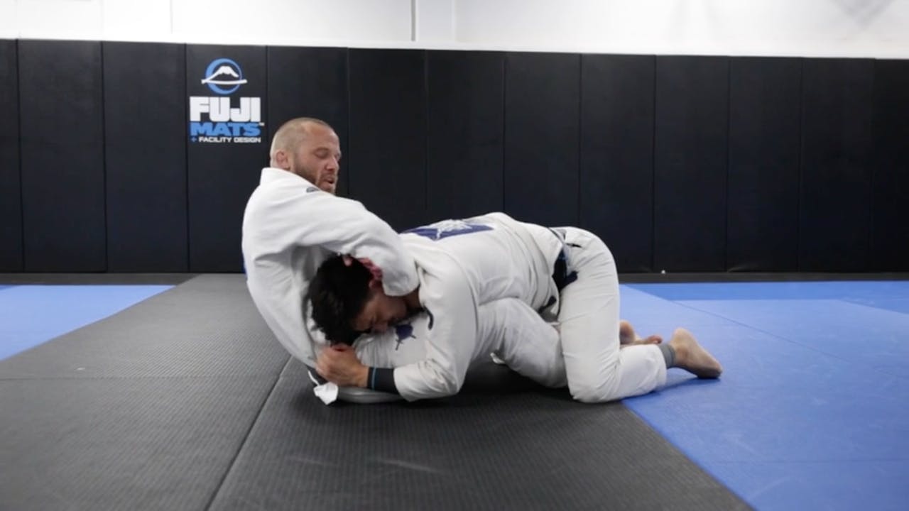 Basic Loop Choke from Hooks Guard Josh Hinger Atos BJJ OnDemand