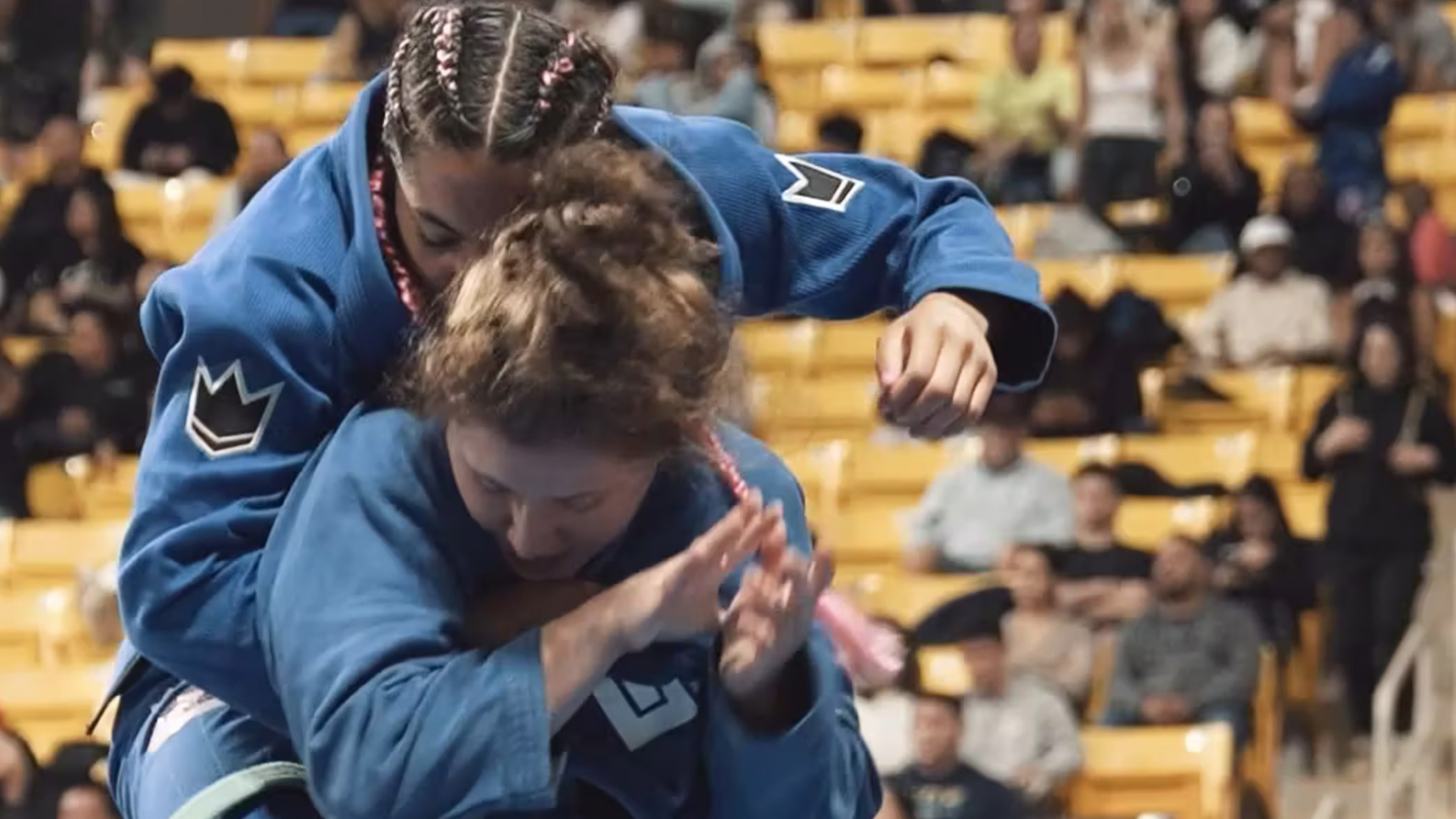 Collar Choke by Sarah Galvao at the 2024 IBJJF Worlds