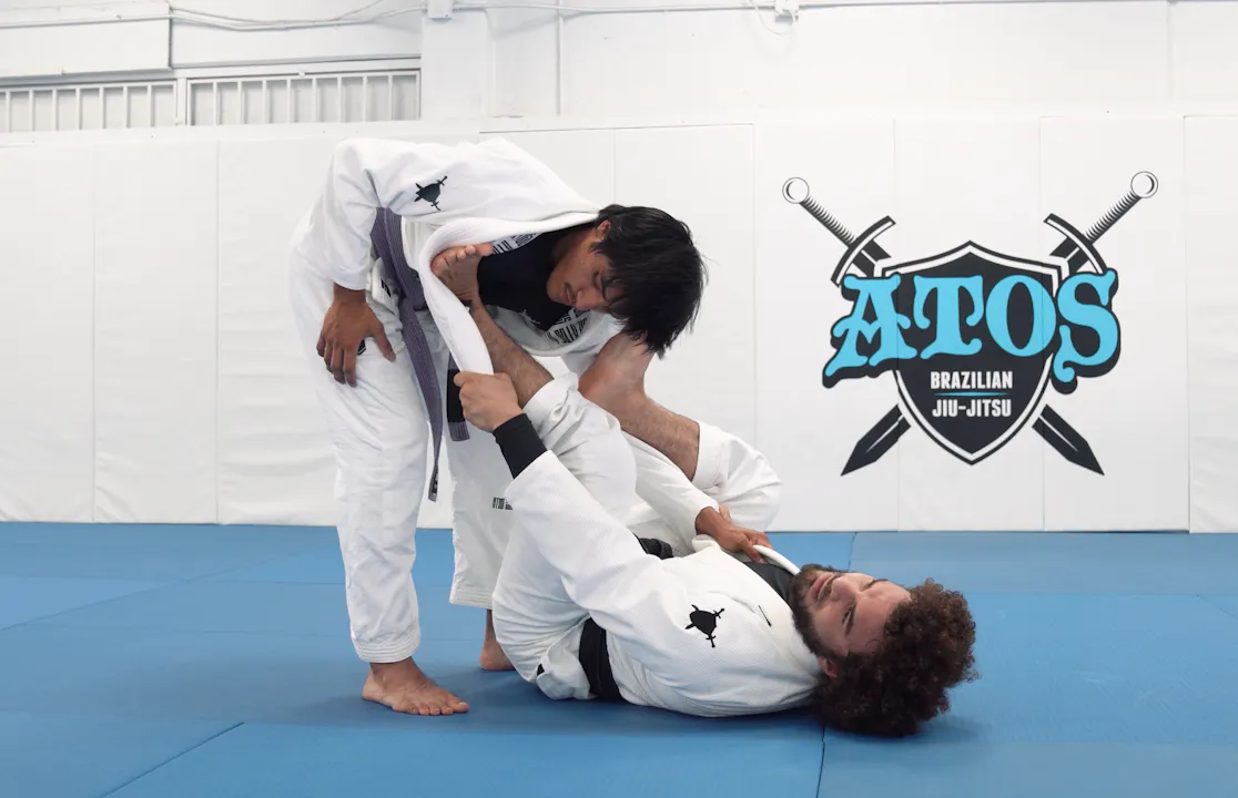 Spider Guard With Lapel Grip Sweep | Part 2 - Atos BJJ OnDemand