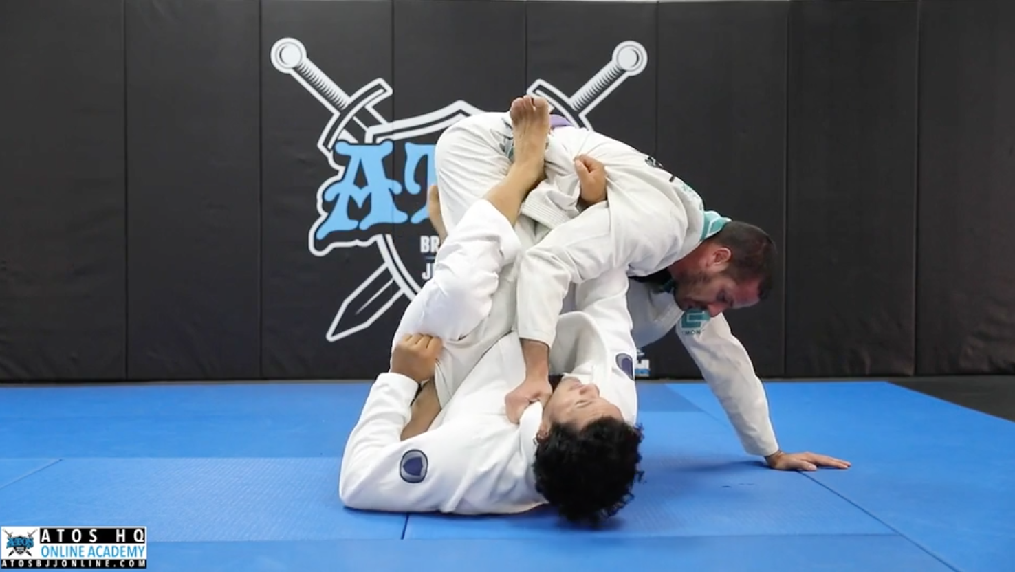 Single Leg X from DLR Guard + Stand Up Sweep